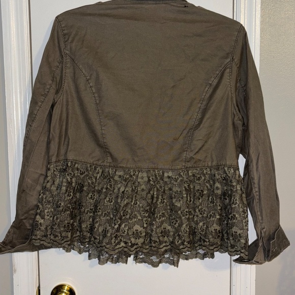 Lane Bryant size 16 olive green top - Picture 4 of 9
